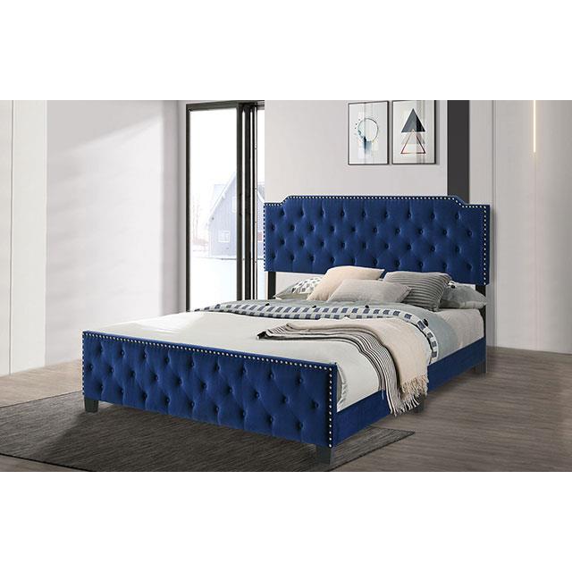 Furniture of America Charlize California King Upholstered Platform Bed CM7414NV-CK IMAGE 2