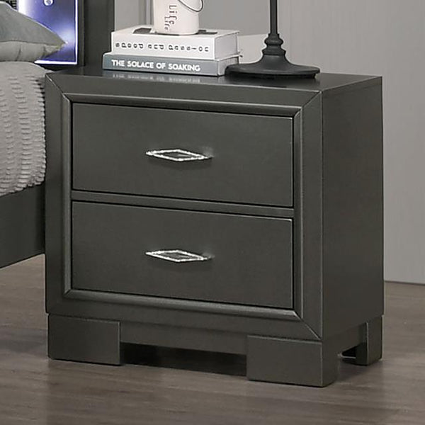 Furniture of America Alison 2-Drawer Nightstand CM7416GY-N IMAGE 1