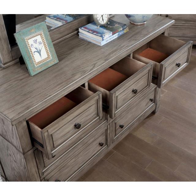 Furniture of America Durango 7-Drawer Dresser CM7461GY-D IMAGE 4