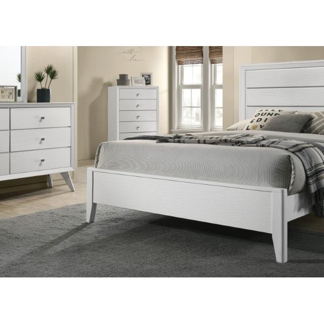 Furniture of America Dortmund Queen Panel Bed CM7465WH-Q-BED IMAGE 3