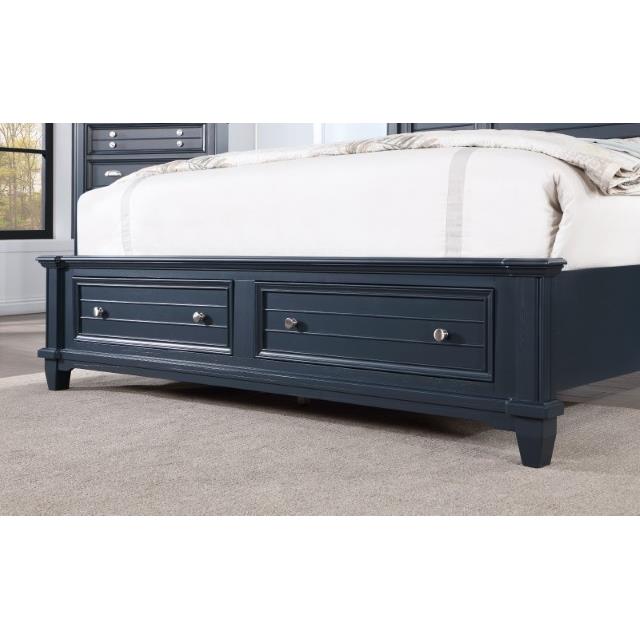 Furniture of America Manzanillo King Panel Bed with Storage CM7470BL-EK-BED IMAGE 4