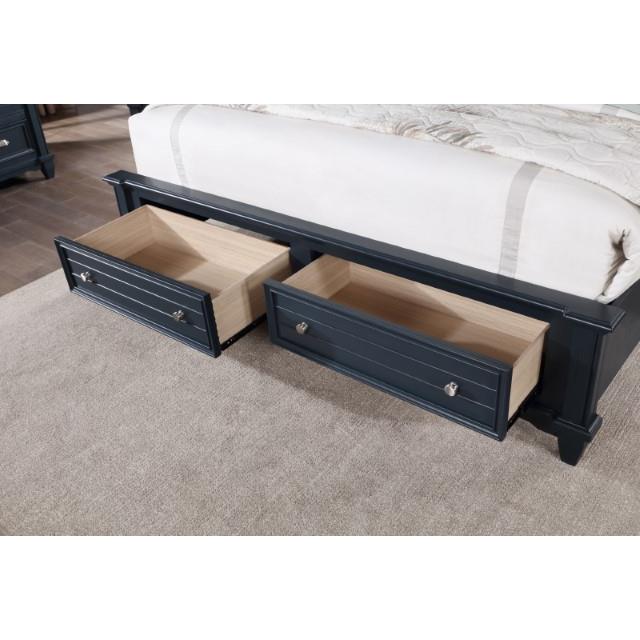 Furniture of America Manzanillo King Panel Bed with Storage CM7470BL-EK-BED IMAGE 5