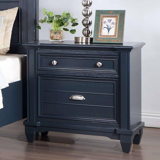 Furniture of America Manzanillo 2-Drawer Nightstand CM7470BL-N IMAGE 1