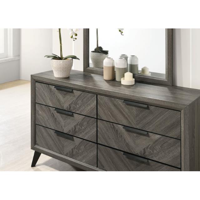 Furniture of America Vagan 6-Drawer Dresser CM7472GY-D IMAGE 3