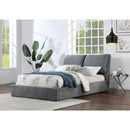 Furniture of America Pillsbury California King Upholstered Platform Bed CM7474GY-CK-BED IMAGE 2