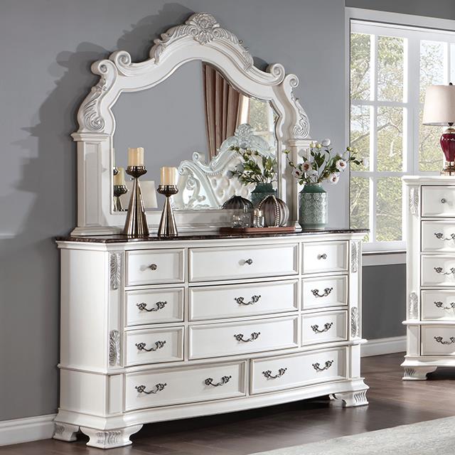 Furniture of America Esparanza 11-Drawer Dresser CM7478WH-D IMAGE 1