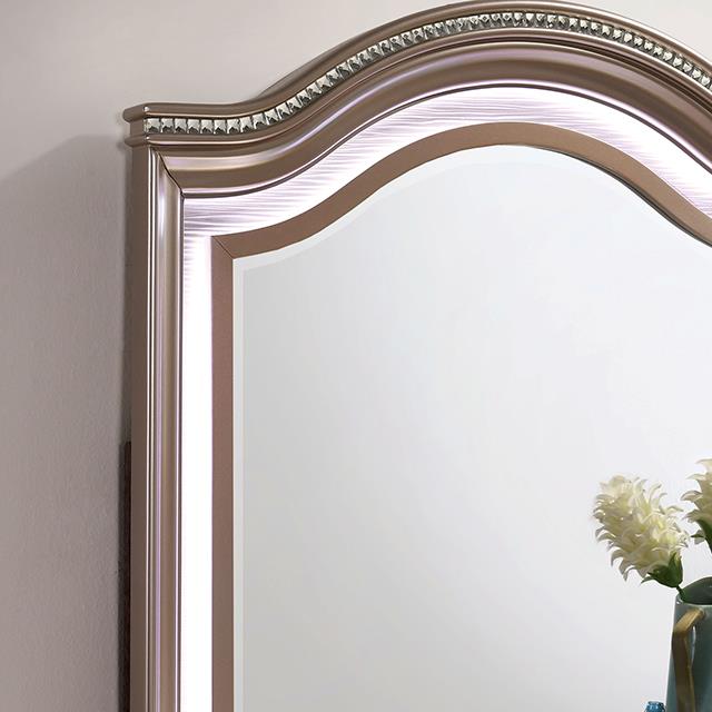 Furniture of America Allie Dresser Mirror CM7901RG-M IMAGE 3