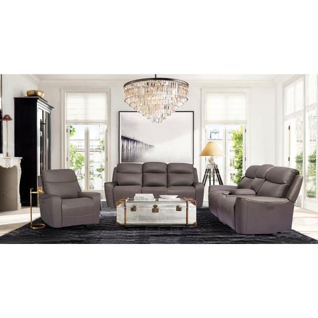 Furniture of America Artemia Power Reclining Loveseat CM9922GY-LV-PM-PK IMAGE 2