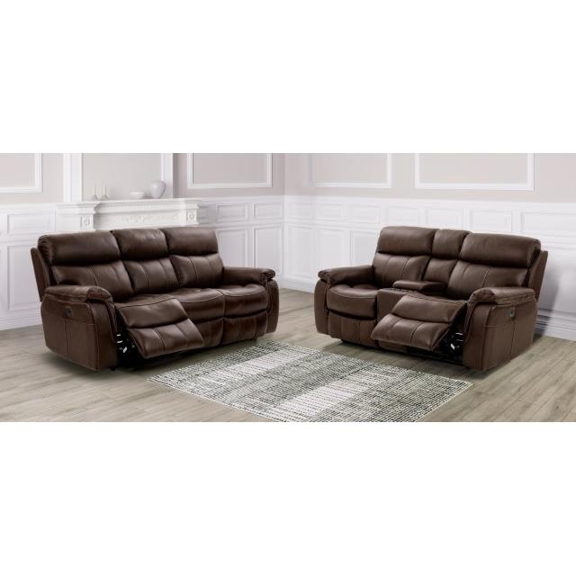 Furniture of America Antenor Power Reclining Loveseat CM9926MB-LV-PM-PK IMAGE 2