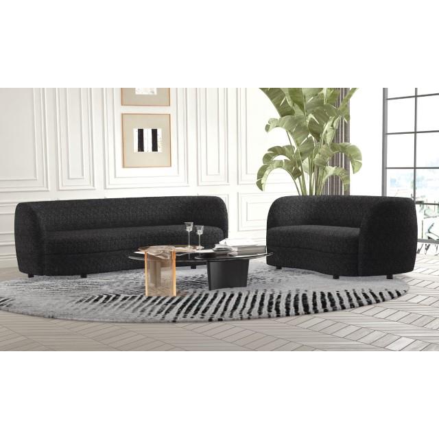 Furniture of America Versoix Stationary Sofa FM61003BK-SF IMAGE 2