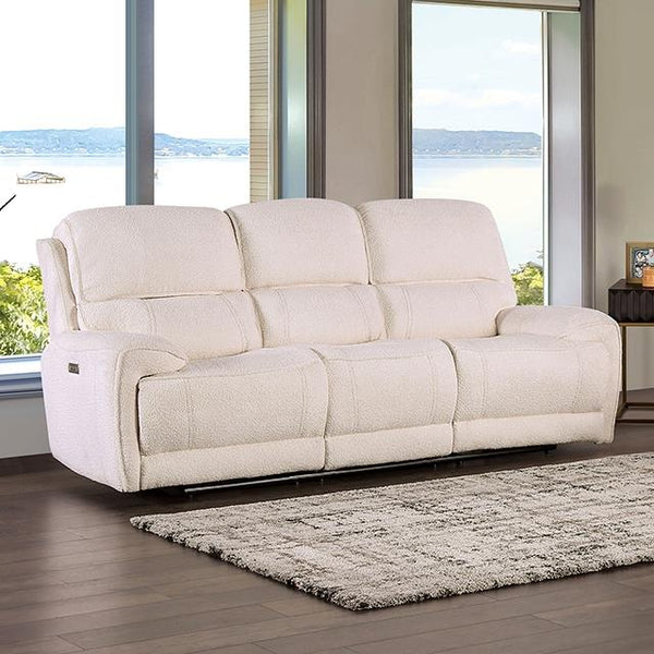 Furniture of America Morcote Power Reclining Sofa FM62001BG-SF-PM IMAGE 1