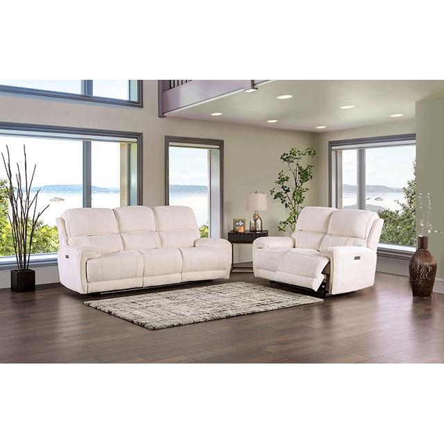 Furniture of America Morcote Power Reclining Sofa FM62001BG-SF-PM IMAGE 2