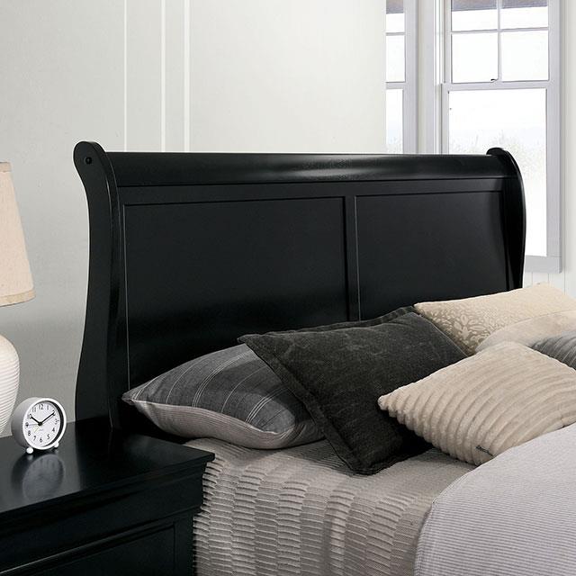 Furniture of America Louis Philippe Full Sleigh Bed FM7866BK-F-BED IMAGE 4