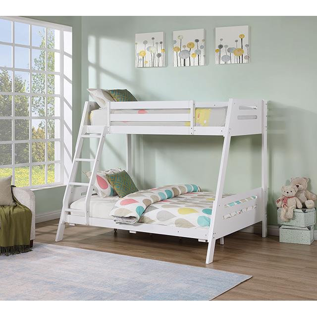 Furniture of America Kids Beds Bunk Bed FM-BK003WH-BED IMAGE 6