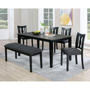  Furniture of America Carbey FOA3488BN Bench IMAGE 2