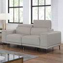  Furniture of America Brekstad Stationary Leatherette Loveseat FOA6476LG-LV-PK IMAGE 1