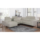  Furniture of America Brekstad Leatherette Sectional FOA6476LG-SECT-J IMAGE 1