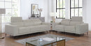  Furniture of America Brekstad Stationary Leatherette Sofa FOA6476LG-SF-PK IMAGE 2