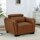  Furniture of America Holmestrand Stationary Chair FOA6484BR-CH-PK IMAGE 1