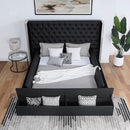  Furniture of America Eudora King Bed FOA7223BK-EK-BED IMAGE 3