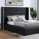  Furniture of America Eudora Queen Platform Bed FOA7223BK-Q-BED IMAGE 1