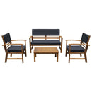  Furniture of America Hana GM-1020BL-4PK 4 pc Patio Set IMAGE 1