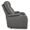  Signature Design by Ashley Schooner Rocks 1610213 Power Recliner with Adjustable Headrest IMAGE 4