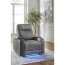  Signature Design by Ashley Schooner Rocks 1610213 Power Recliner with Adjustable Headrest IMAGE 6