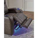  Signature Design by Ashley Schooner Rocks 1610413 Power Recliner with Adjustable Headrest IMAGE 10