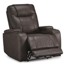  Signature Design by Ashley Schooner Rocks 1610413 Power Recliner with Adjustable Headrest IMAGE 2