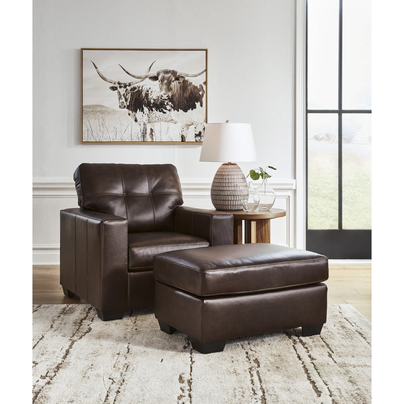 Signature Design by Ashley Santorine Leather Match Ottoman 2170614 IMAGE 5