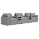  Signature Design by Ashley Modmax 92104S15 5 pc Sectional with Audio System IMAGE 1