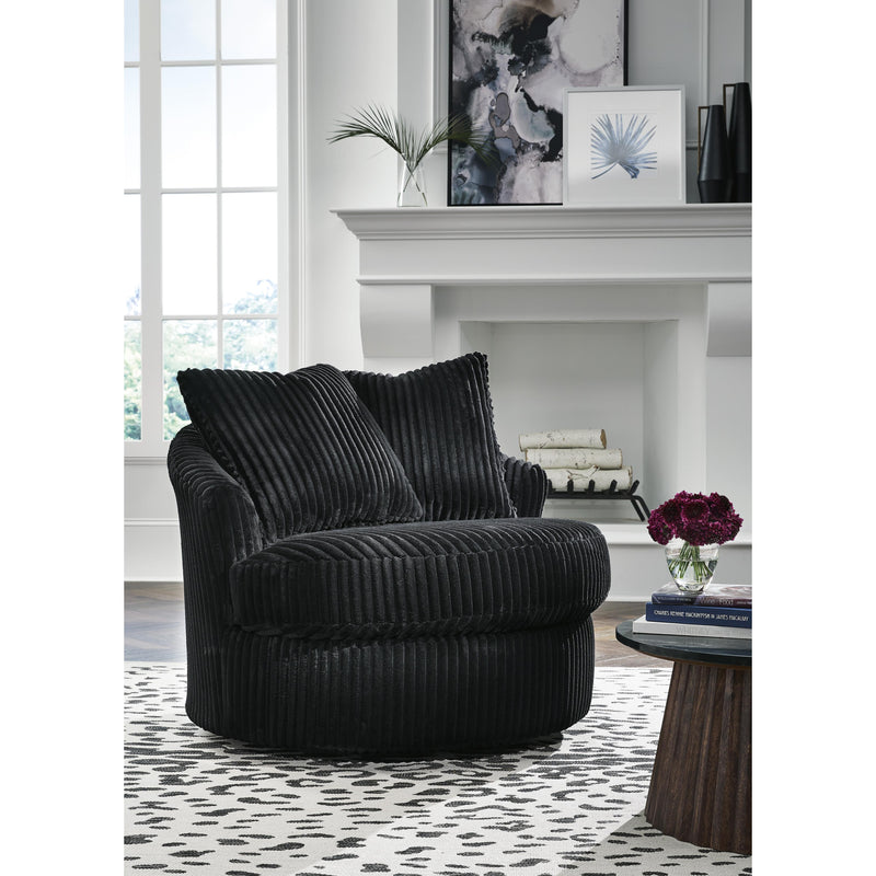 Signature Design by Ashley Gramwell Swivel Fabric Accent Chair A3000725 IMAGE 5