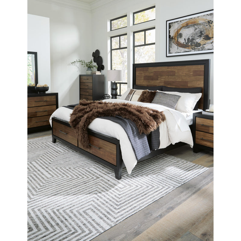 Signature Design by Ashley Kraeburn California King Panel Bed with Storage B496-58/B496-56S/B496-194 IMAGE 9