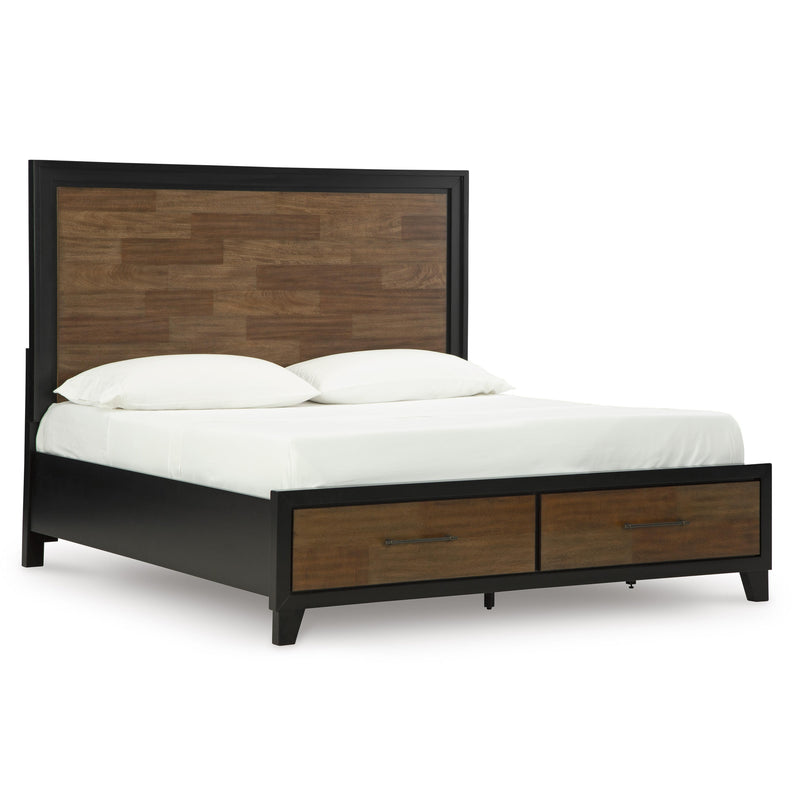 Signature Design by Ashley Kraeburn Queen Panel Bed with Storage B496-57/B496-54S/B496-197 IMAGE 1