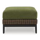  Signature Design by Ashley Horizon Hall P572-814 Ottoman with Cushion IMAGE 2