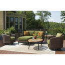  Signature Design by Ashley Horizon Hall P572-821 Swivel Lounge with Cushion IMAGE 10