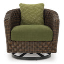  Signature Design by Ashley Horizon Hall P572-821 Swivel Lounge with Cushion IMAGE 2