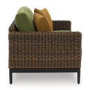  Signature Design by Ashley Horizon Hall P572-835 Loveseat with Cushion IMAGE 3