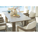  Signature Design by Ashley Serene Bay P671-625 Rectangular Dining Table with Umbrella Option IMAGE 15