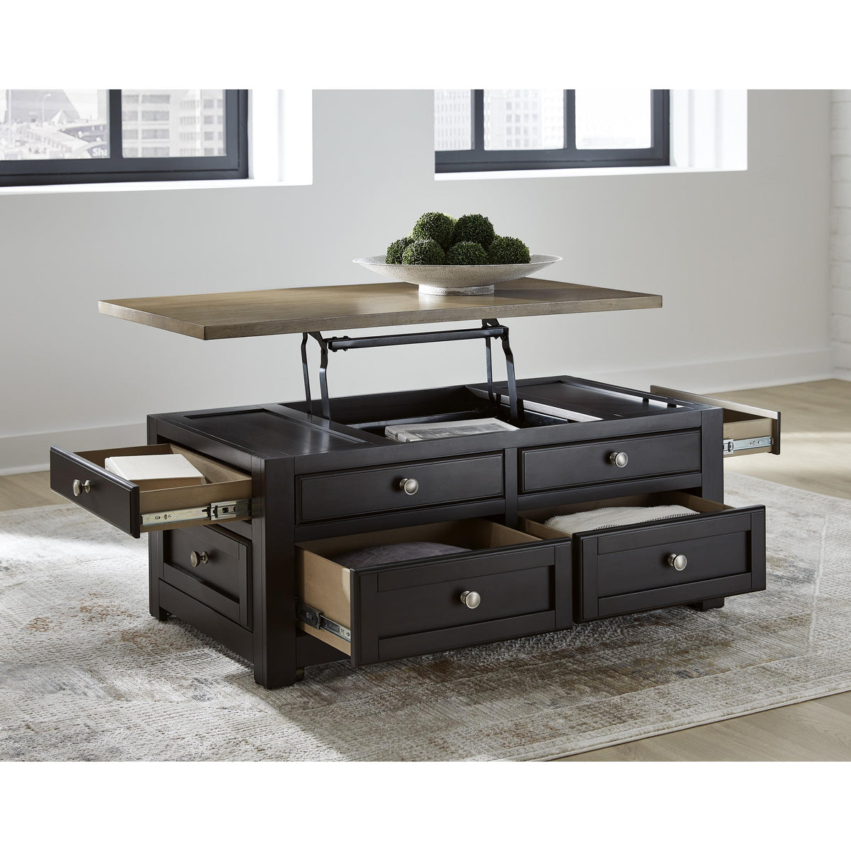 Signature Design by Ashley Drazmine T734-20 Lift Top Cocktail Table