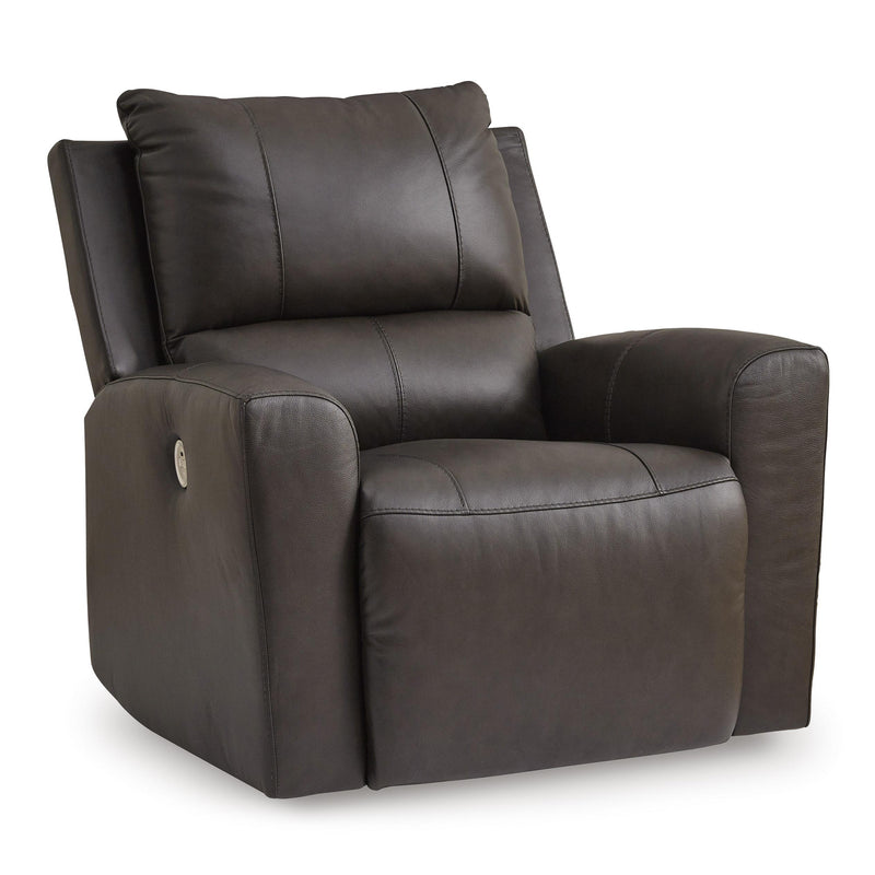 Signature Design by Ashley Boxmere Power Rocker Leather Match Recliner U1310098 IMAGE 1