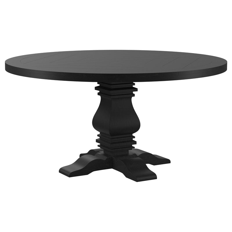 Coaster Furniture Round Florence Dining Table with Pedestal Base 115530 IMAGE 1