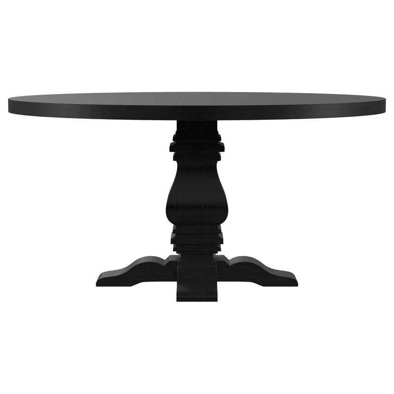 Coaster Furniture Round Florence Dining Table with Pedestal Base 115530 IMAGE 2