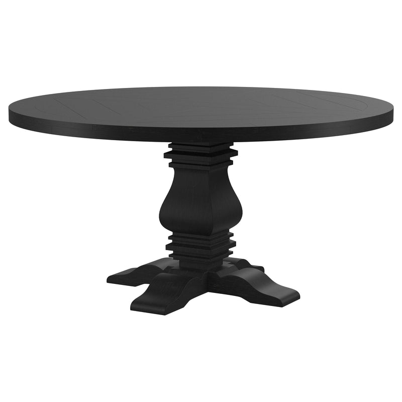 Coaster Furniture Round Florence Dining Table with Pedestal Base 115530 IMAGE 3