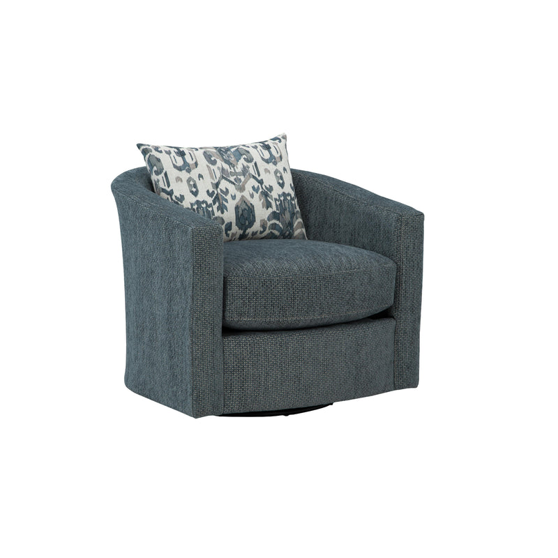 Behold Home 744-S Swivel Chair - Cosmo Navy IMAGE 2