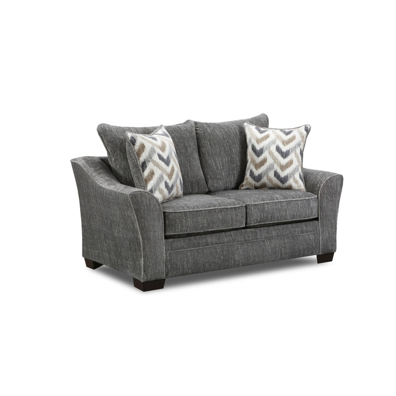 Behold Home 1039-02 Loveseat - Shuman Charcoal IMAGE 3