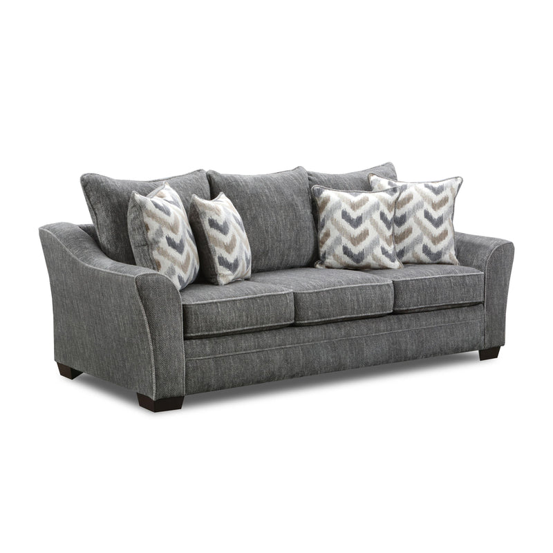 Behold Home 1039-33M Queen Sleeper Sofa - Shuman Charcoal IMAGE 3