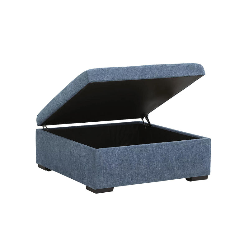 Behold Home 946 Storage Ottoman - Koda Ocean IMAGE 2