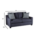 Behold Home 1125-02 Loveseat - Dakota Navy IMAGE 4